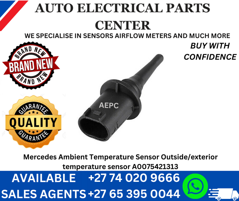 Mercedes Ambient Temperature Sensor Outside/exterior temperature sensor A0075421313