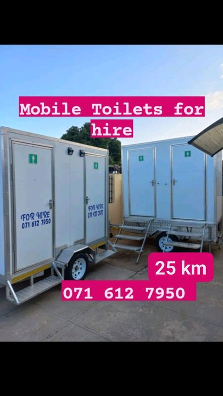 VIP MOBILE TOILET FOR HIRE