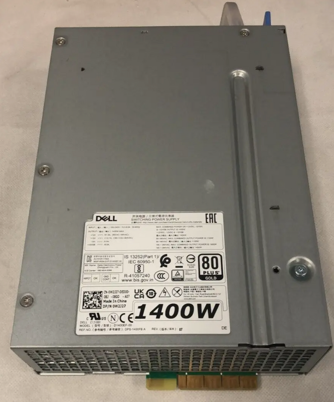 WANTED. Dell Precision 7920 T7920 1400W Power Supply D1400EF-00 W2J27 0W2J27 80 Plus