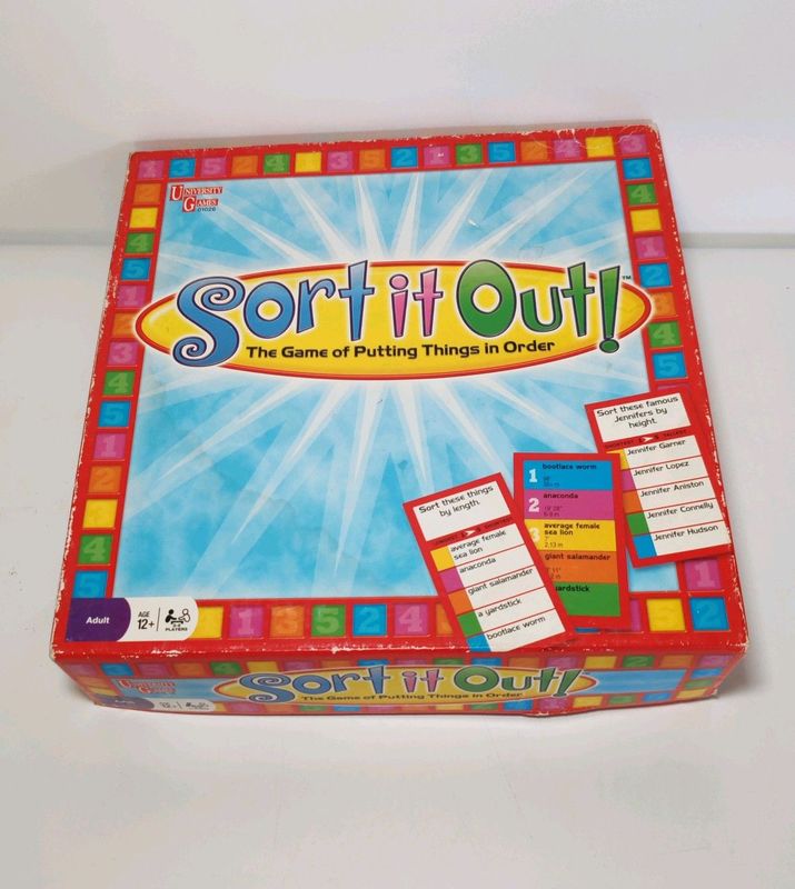 Sort it out! board game for sale