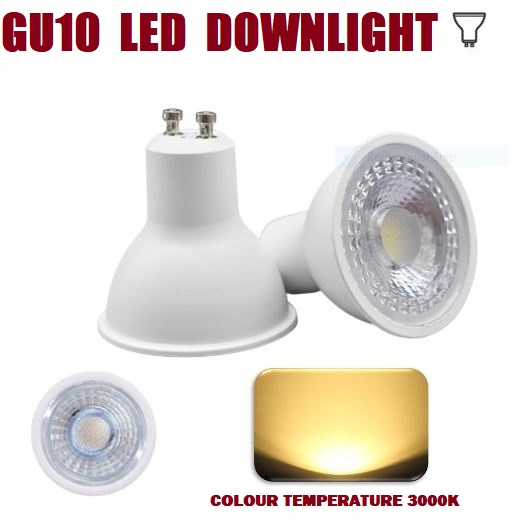 Non-Dimmable LED Light Bulbs Warm White 6W GU10 220V Downlights Spotlights Ceiling Lights. Brand NEW