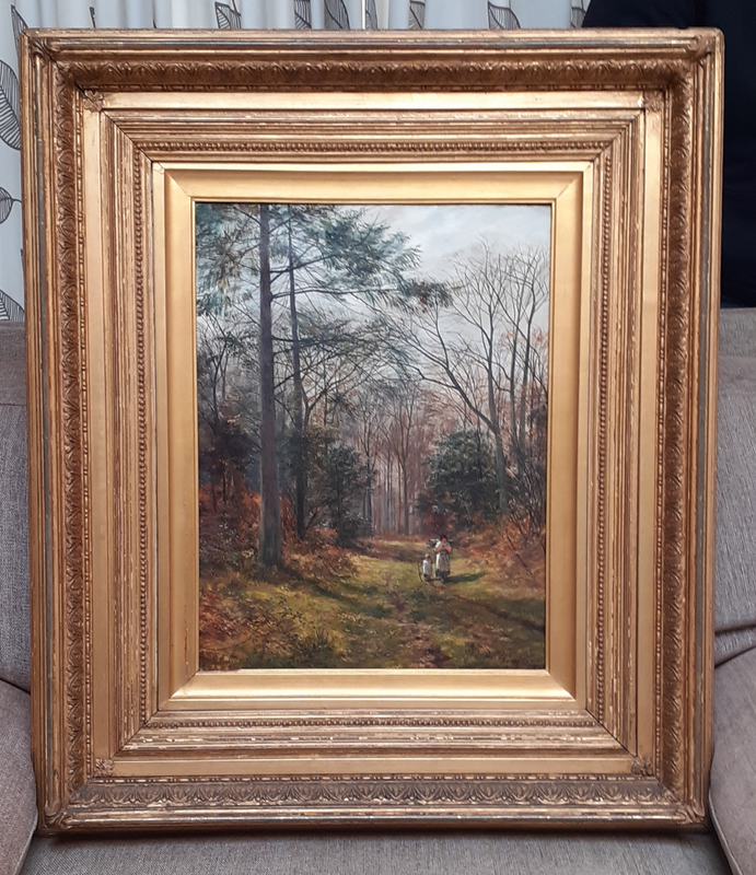 William Lakin Turner original oil painting in frame.