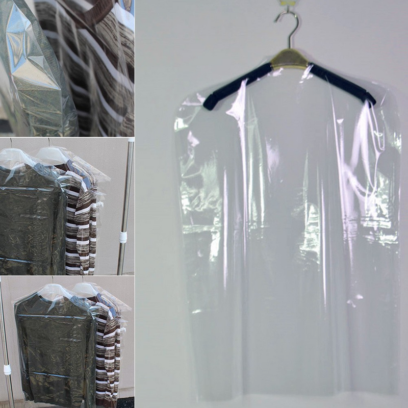 Plastic Garment / Dress / Suit Bags - Transparent For Sale (Qty: 100)