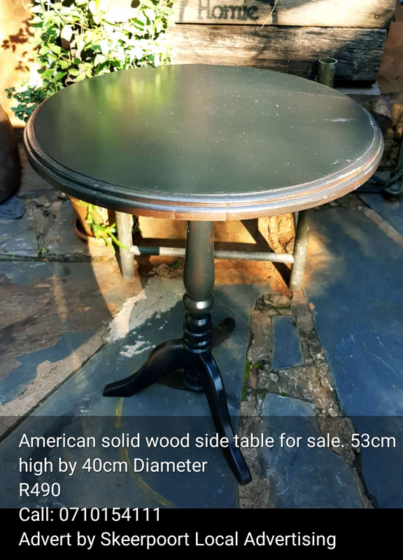 American solid wood side table for sale