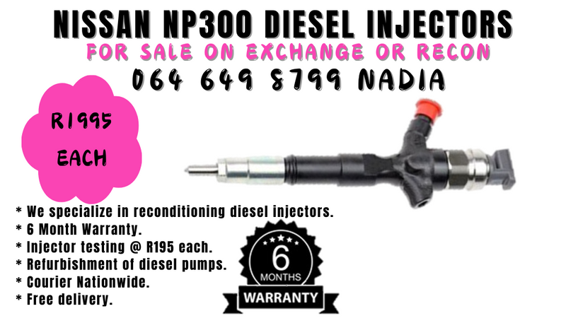 NISSAN NP300 INJECTORS FOR SALE