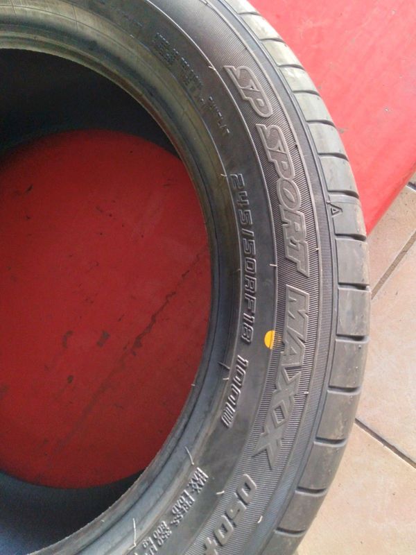 2x 245/50/18 brand new dunlops run flat brand new Tyres