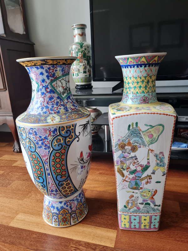 Large porcelain vase