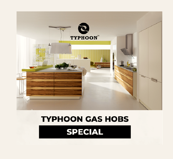 THE VERSATILE TYPHOON GAS HOBS- AN IDEAL SOLUTION TO SAVING MONEY AND SPACE.
