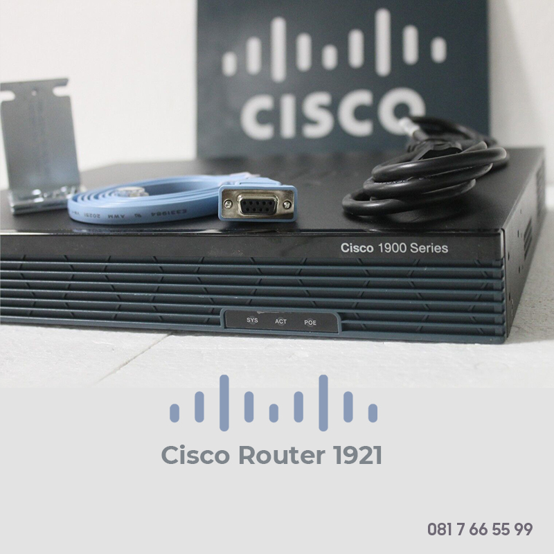 Cisco ISR 1900 Series, Cisco 1921 Modular Router, 2 GE, 2 EHWIC slots, 512DRAM, IP Base