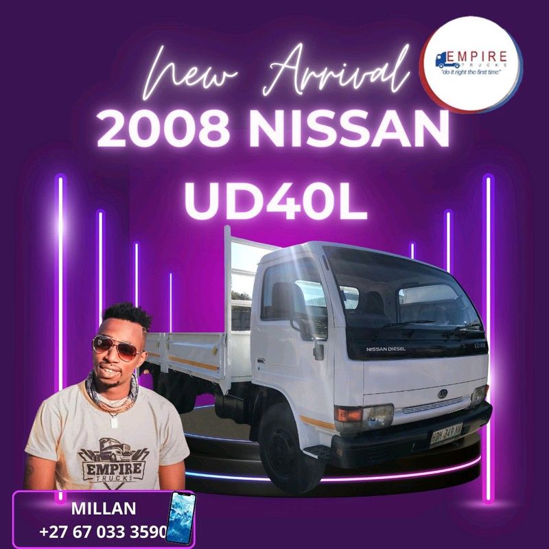 2008 Nissan UD40  drop side truck for sell