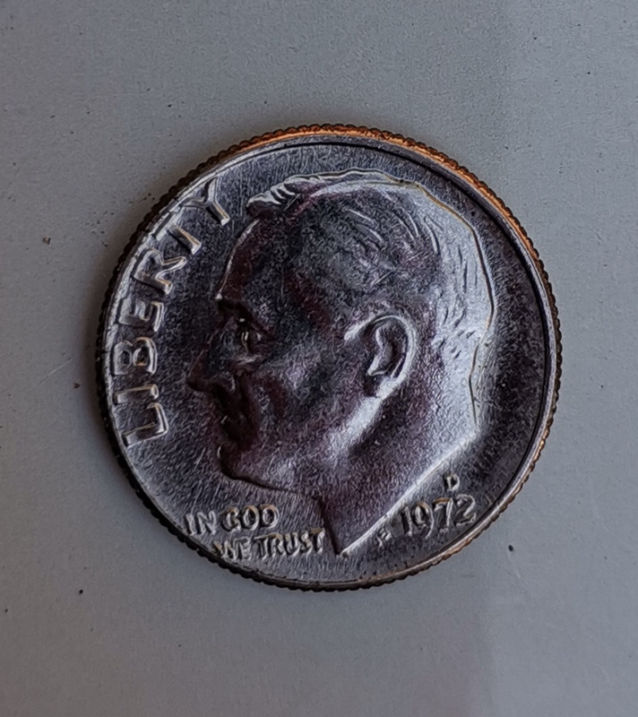 1972 D United States Roosevelt Rare One Dime Coin For Sale