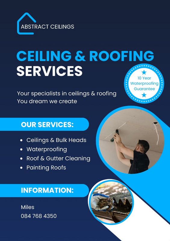 Ceiling  and roofing specialist