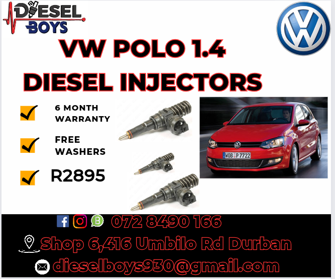 VW Polo 1.4 Diesel injectors
