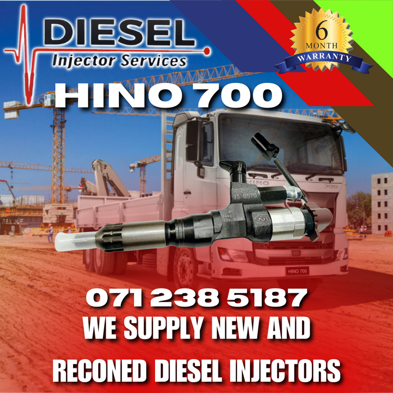 HINO 700 DIESEL INJECTORS FOR SALE OR RECON