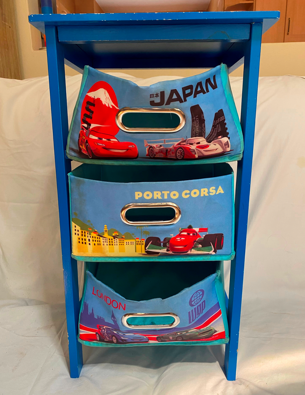 Disney Cars Kids 3 Drawer Storage Cabinet