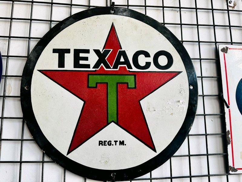 Texaco Enamel Sign