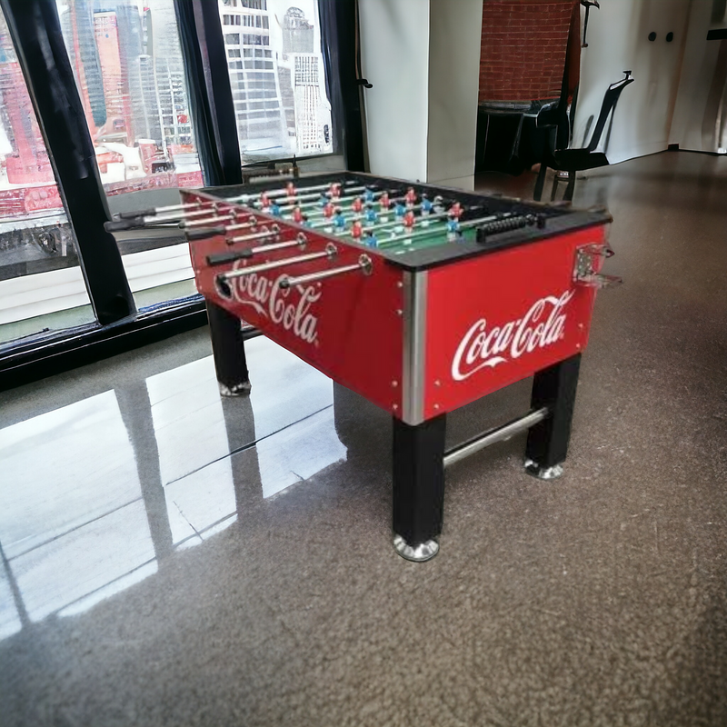 Soccer Foosball Table Home Use Not Coin Operated Limited Edition Coca-Cola