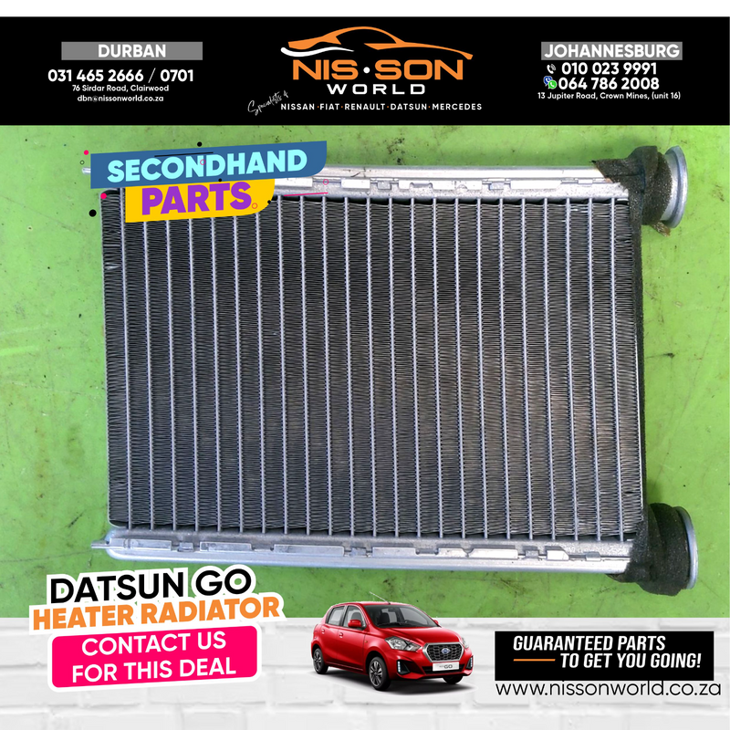 DATSUN GO HEATER RADIATOR