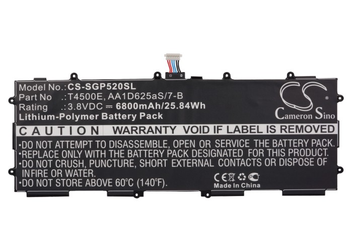 Tablet Battery CS-SGP520SL for SAMSUNG Galaxy Tab 3 10.1 etc