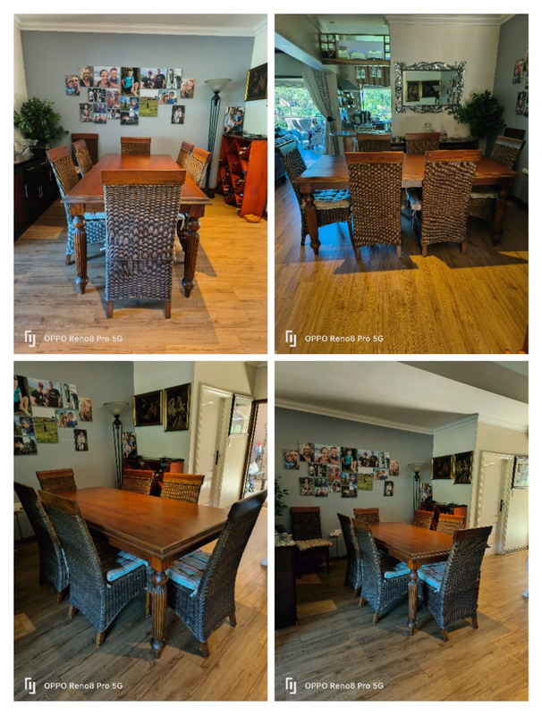 8 Seater dining room table &amp; chairs