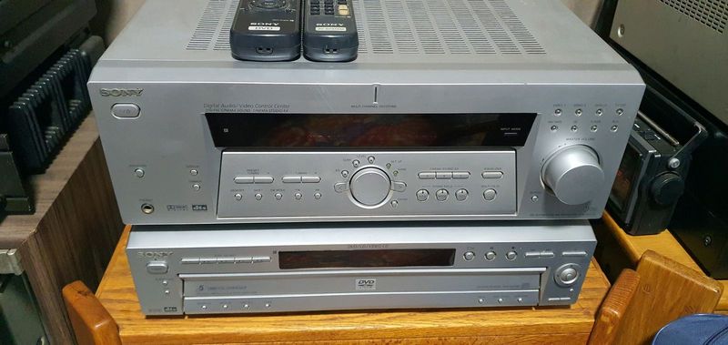 Sony Receiver and Dvd Player