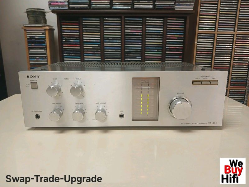 Sony TA-333 Stereo Integrated Amplifier - 3 MONTHS WARRANTY (WeBuyHifi)