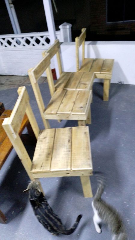 4 x Wooden chairs westham Phoenix