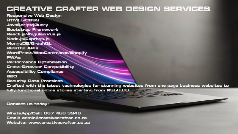Web Design Services R350