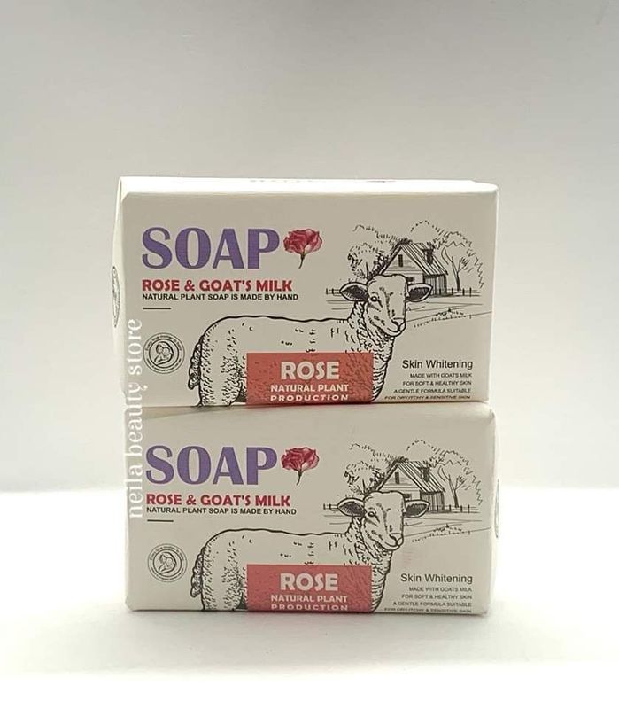 Rose and goat milk skin lightening soap