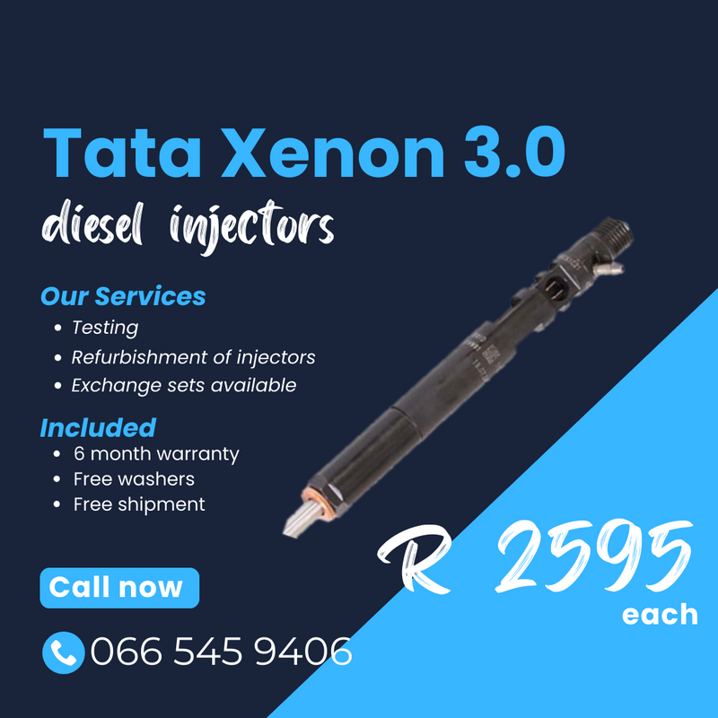 Tata Xenon 3.0 diesel injectors for sale on exchange