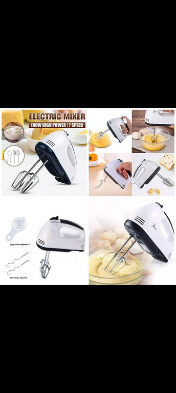Electric mixer without bowl