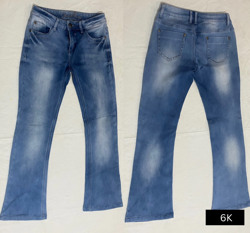 4x Ladies blue denim jeans, size 32