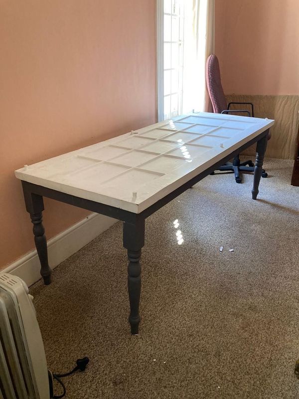 Glass topped table for sale