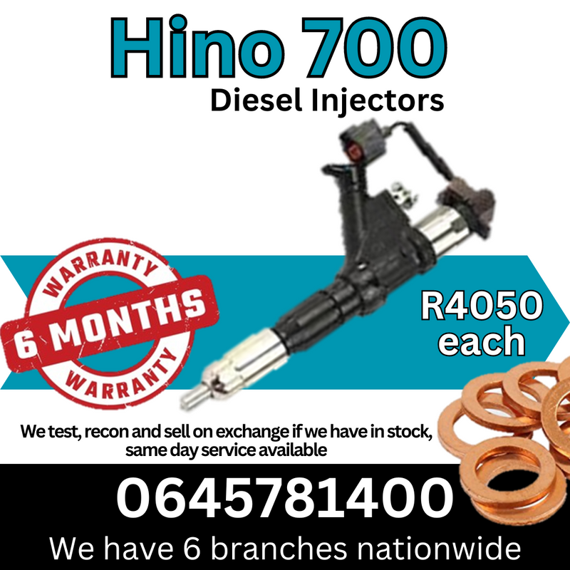 Hino 700 Diesel Injectors for sale