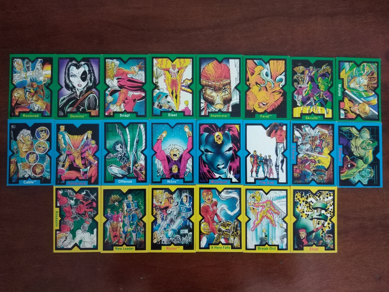 91&#39; X-Force Marvel Trading Cards