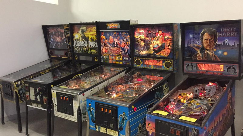Come view our showroom and workshop for all your amusement machines : pinball , arcade and more