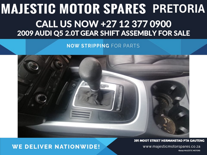2009 Audi Q5 gear shift assembly for sale used