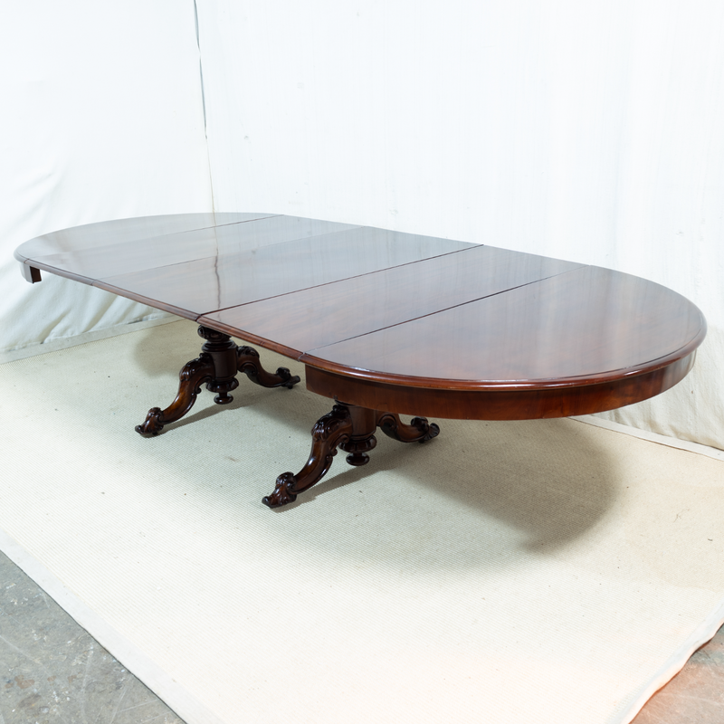 Solid Mahogany 10-Seater Extension Table