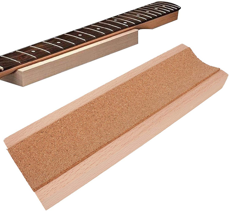 Guitar neck support caul