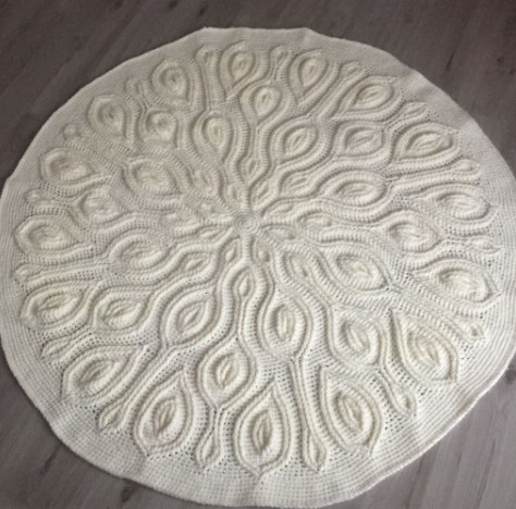 Stunning Beautifully Crocheted Carpet