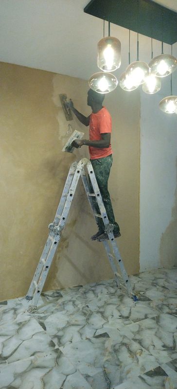 Painting,skkiming and water proofing.