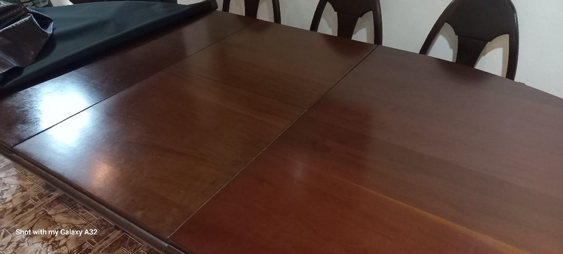 Imbuia  Dining Room Table and Chairs