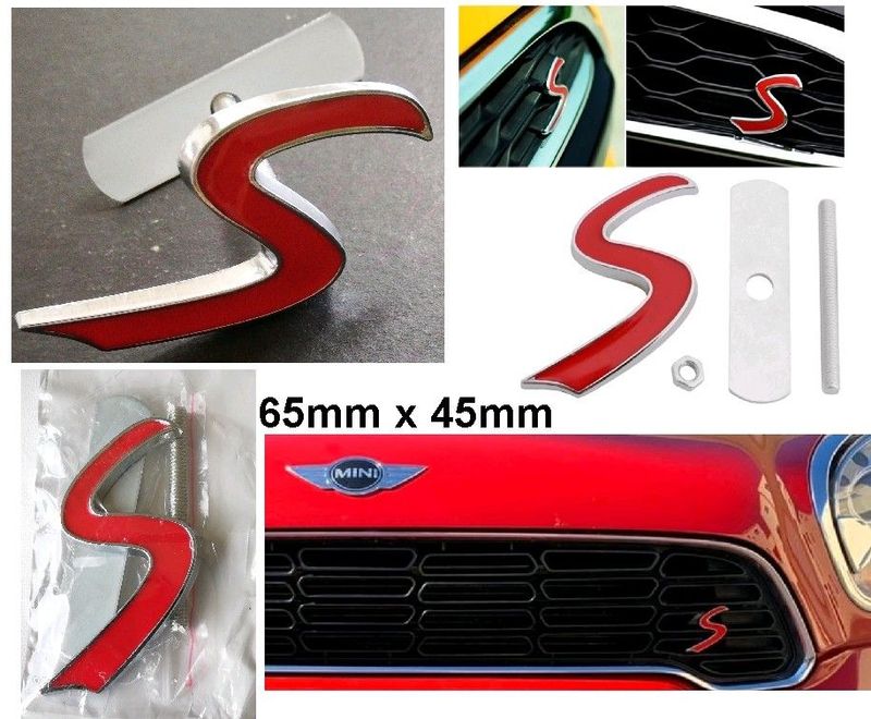 Mini Cooper S badges emblems decals stickers