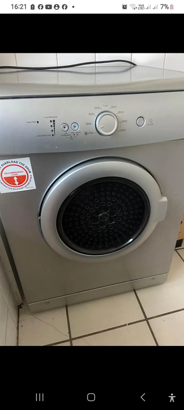 TUMBLE DRYER FORSALE R1700