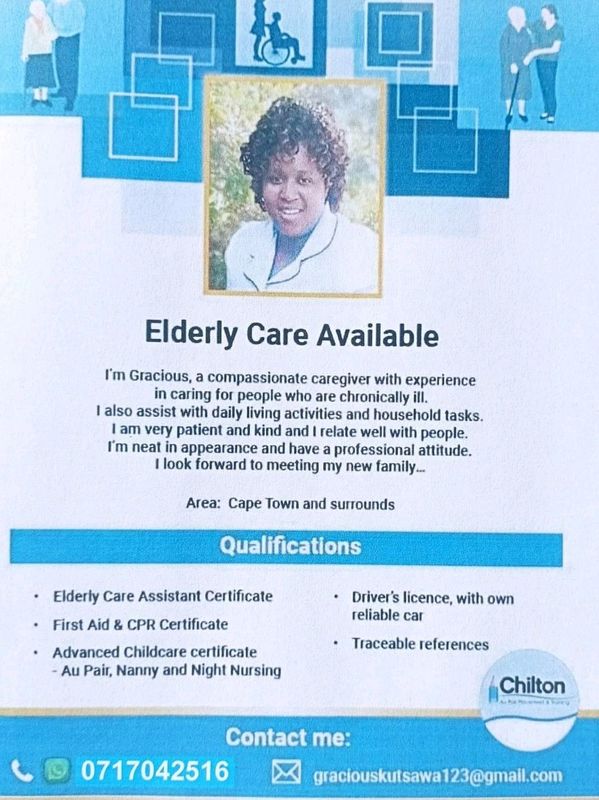 Looking for a job as a caregiver