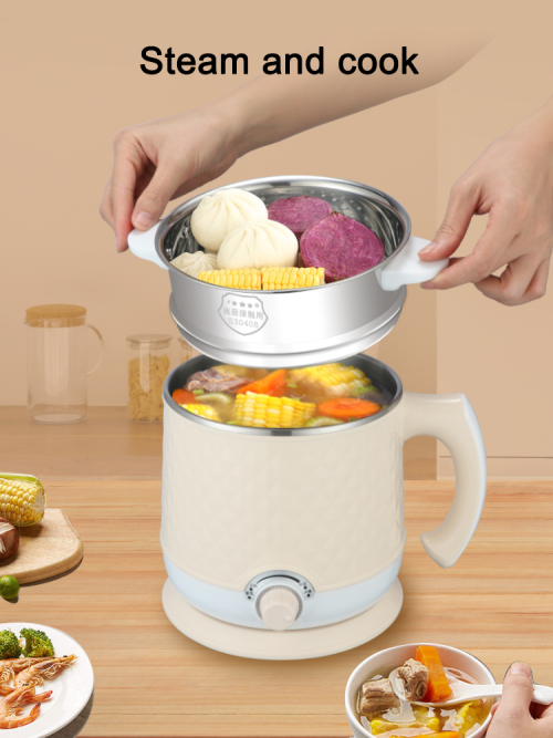 Brand New! 1.8 Mini Electric Hot Pot- Stainless Steel Mini Electric Rice Cooker 1.8L Multi-function