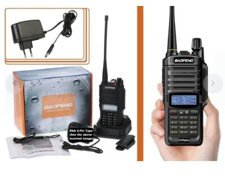 BAOFENG UV-9R Plus Two-Way Radio (144MHz-146MHz VHF &amp; 430 MHz-440 MHz UHF)