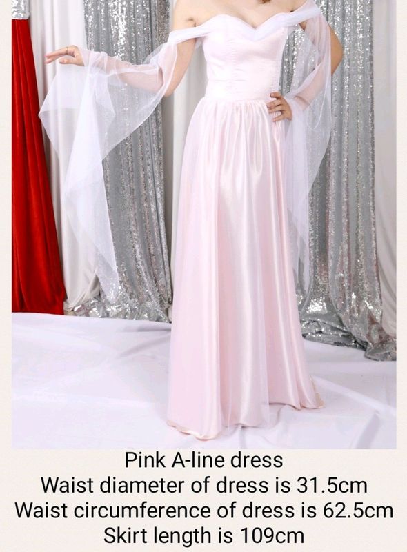 Pink A-line dress