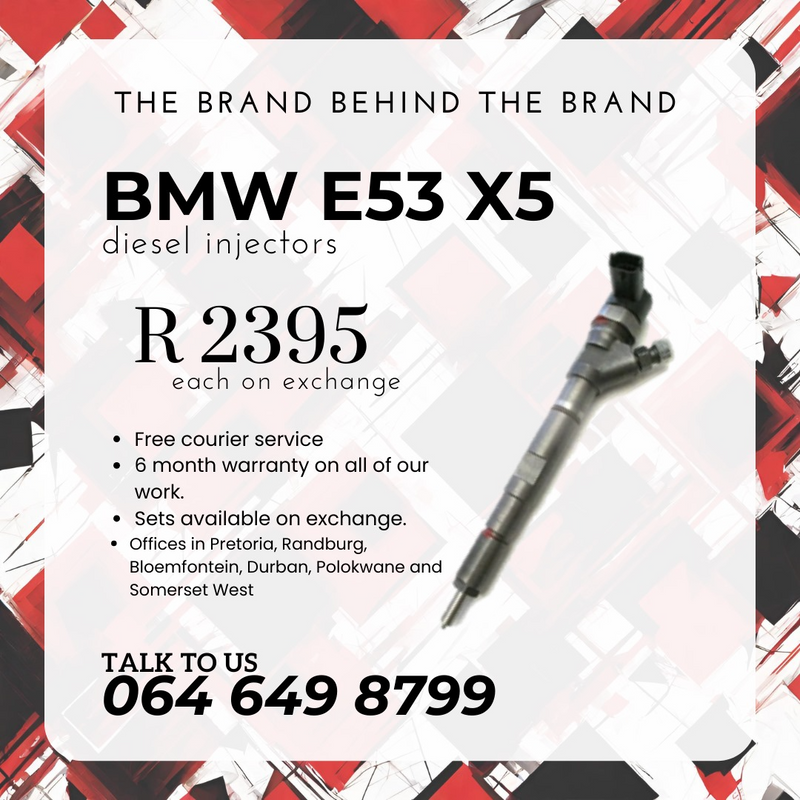 BMW E53 X5 diesel injectors for sale on exchange