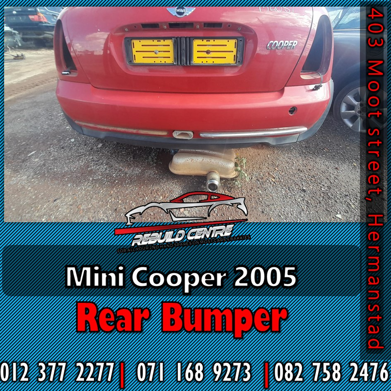 Mini Cooper 2005 rear bumper for sale.